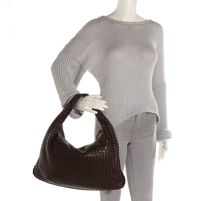 Bottega Veneta Nappa Intrecciato Large Veneta Hobo Ebano 2 of 9