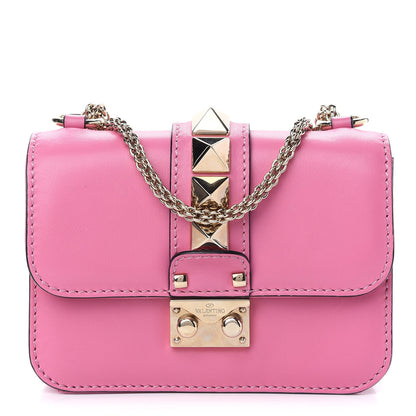 Valentino Garavani Vitello Mini Glam Lock Rockstud Flap Ninphea 1 of 7