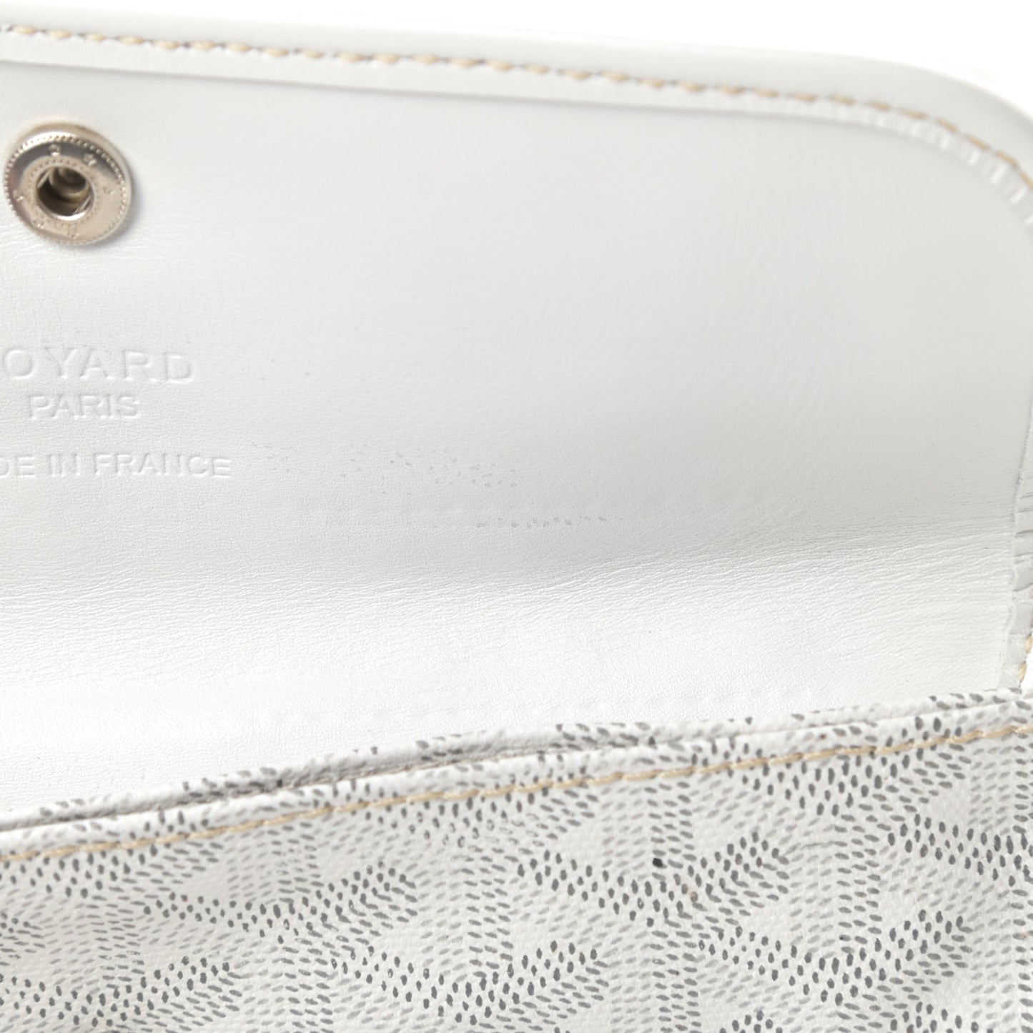 Goyardine Saint Louis PM White
