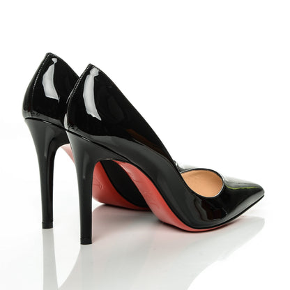 Christian Louboutin Patent Pigalle 100 Pumps 36 Black 4 of 7