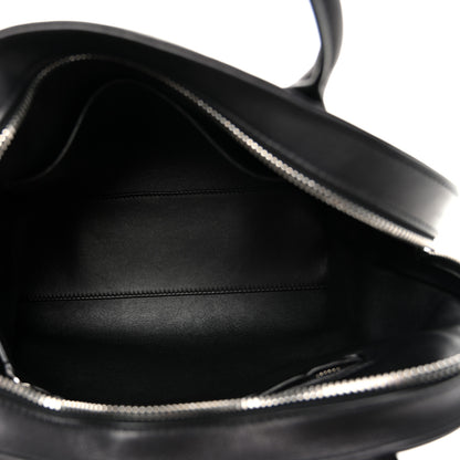 The Row Polished Saddle Calfskin Agnes Bag Black 13 of 17