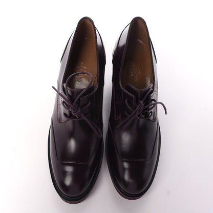 Hermes Tuscan Calfskin Nadege 70 Derby Pumps 36.5 5 of 9