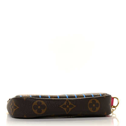 Louis Vuitton Monogram 2020 Christmas Animation Roller Coaster Mini Pochette Accessories Pivoine 4 of 8