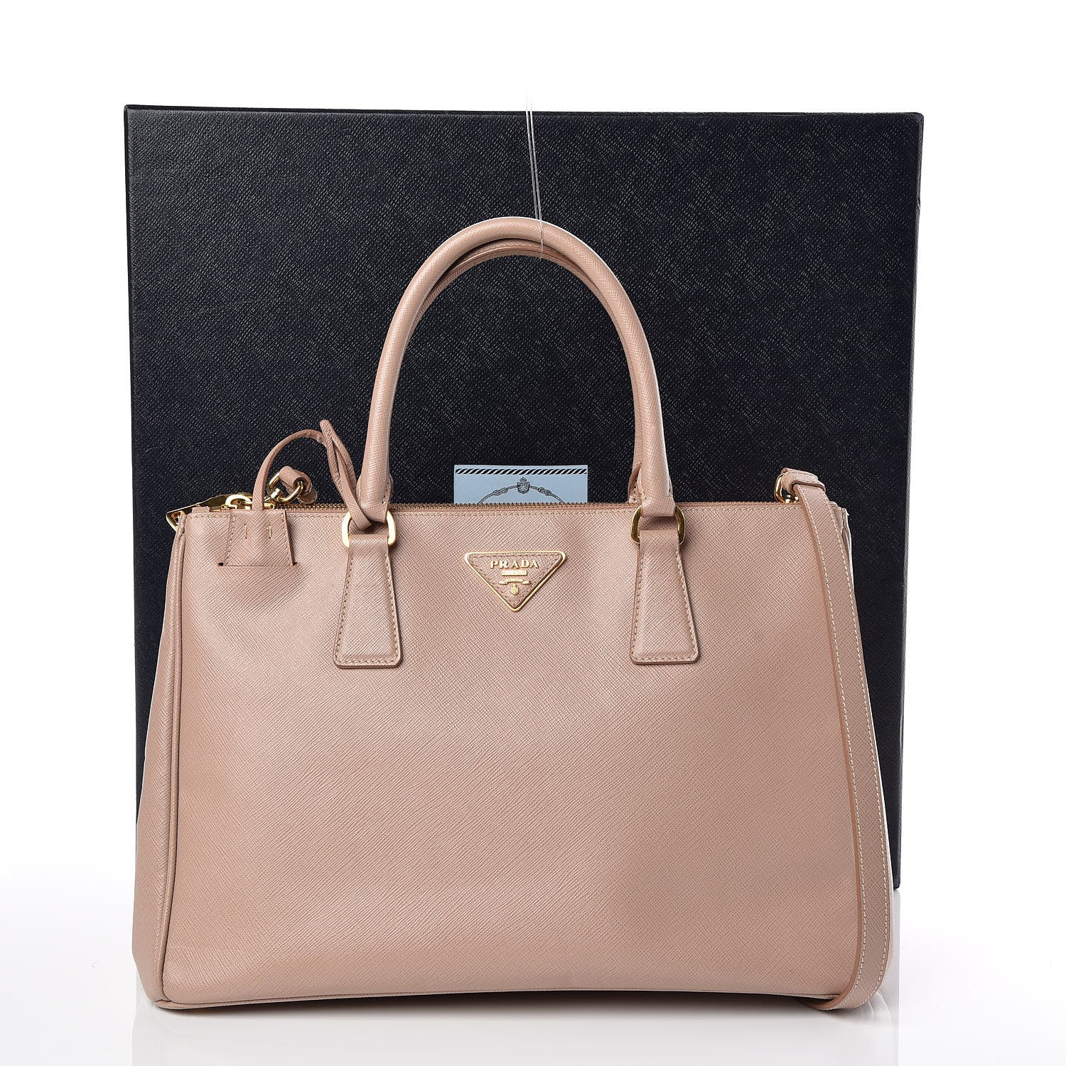 Prada Saffiano Medium Galleria Double Zip Tote Cammeo 18 of 18