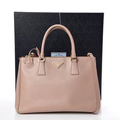 Prada Saffiano Medium Galleria Double Zip Tote Cammeo 18 of 18