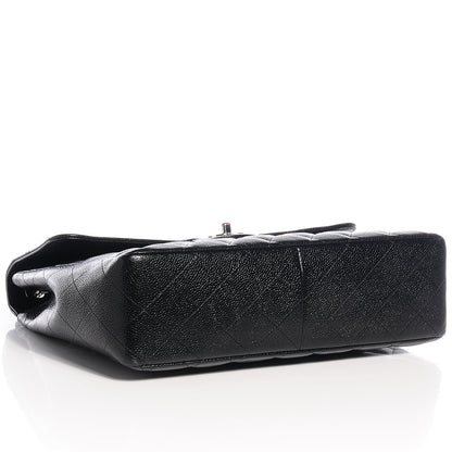 Chanel Caviar Jumbo Single Flap Black 4 of 9