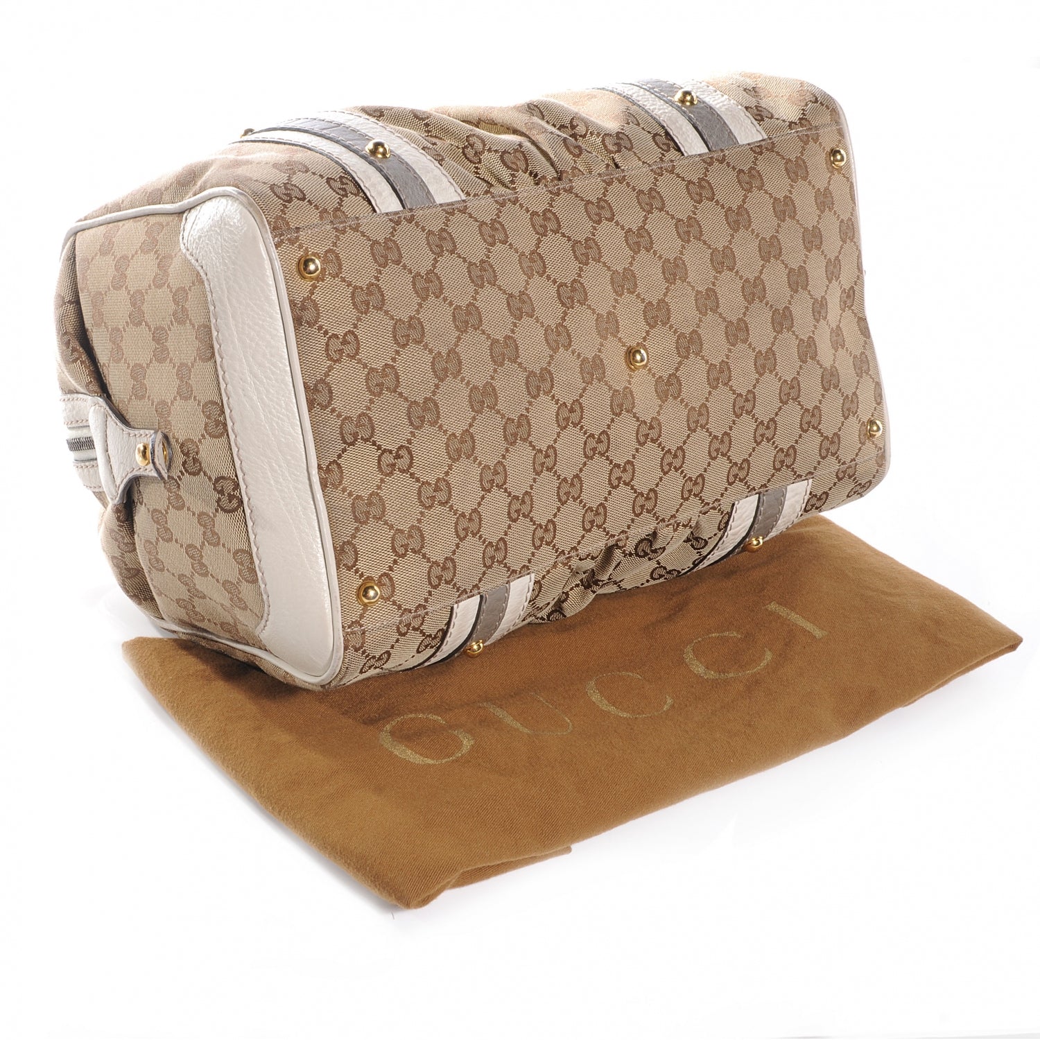 Gucci Monogram Interlocking Medium Boston White 4 of 7