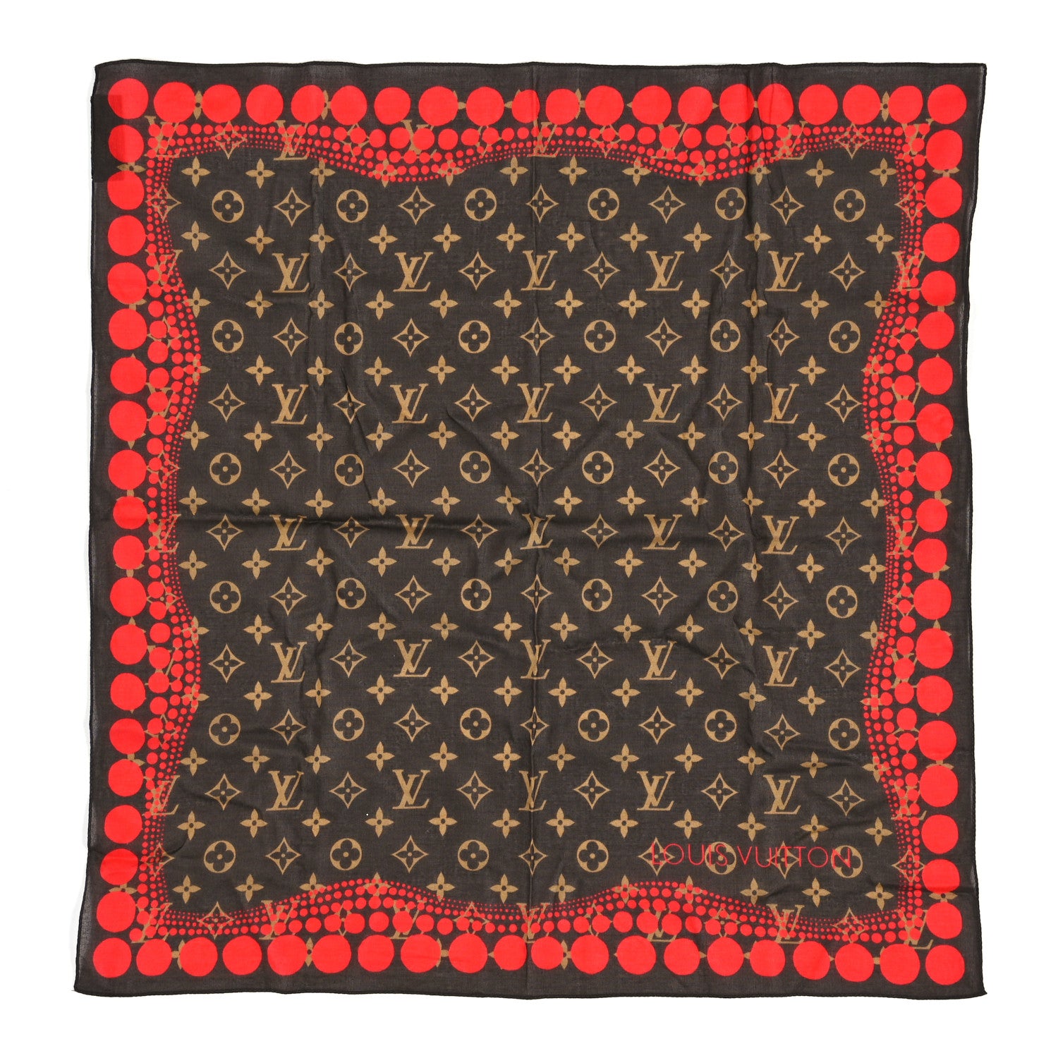 Louis Vuitton x YK Cotton Monogram Uniformes Scarf 1 of 3