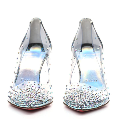 Christian Louboutin PVC Degrastrass 85 Pumps 36 Silver 2 of 7