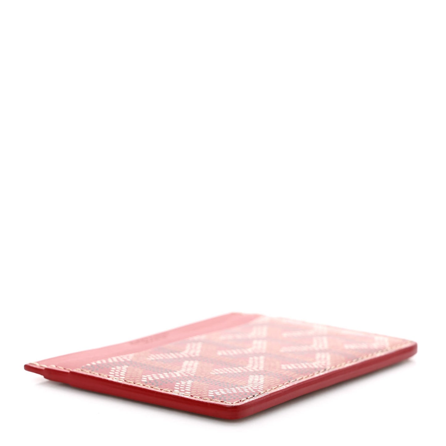 Goyardine Saint Sulpice Card Holder Red