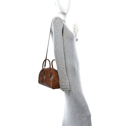 Saint Laurent Calfskin Small Sac De Jour Boston Handle Toasted Brown 2 of 11