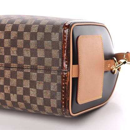 Louis Vuitton Transformed Damier Ebene Time Trunk Speedy Bandouliere 25 Black 6 of 11