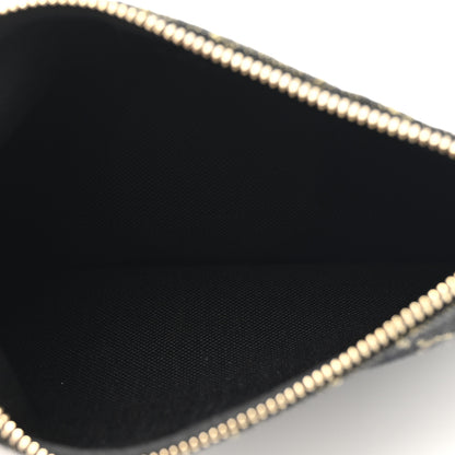Gucci Denim GG Monogram Giglio Pouch Black White 5 of 7