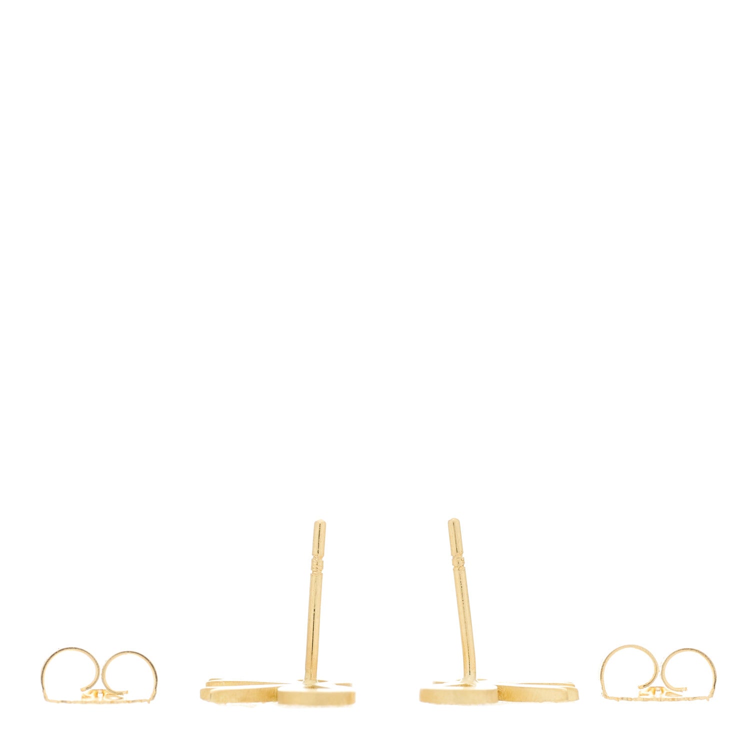 Irene Neuwirth 18K Yellow Gold Diamond Pave Bow Stud Earrings 3 of 5