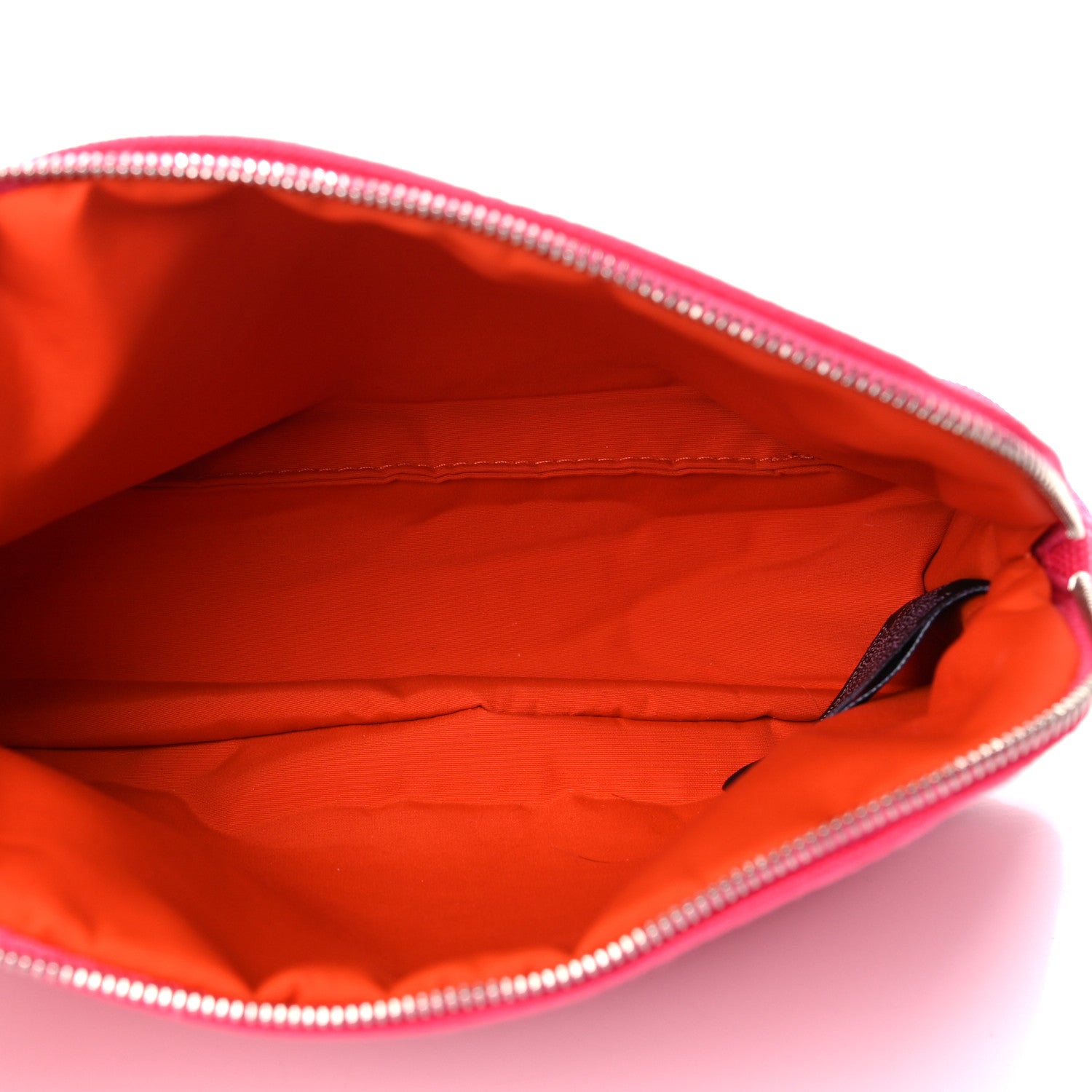 Hermes Cotton Canvas Mini Bolide Travel Cosmetic Pouch Hibiscus 5 of 11