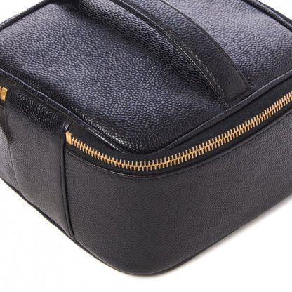 Chanel Caviar CC Vanity Cosmetic Case Black 4 of 9