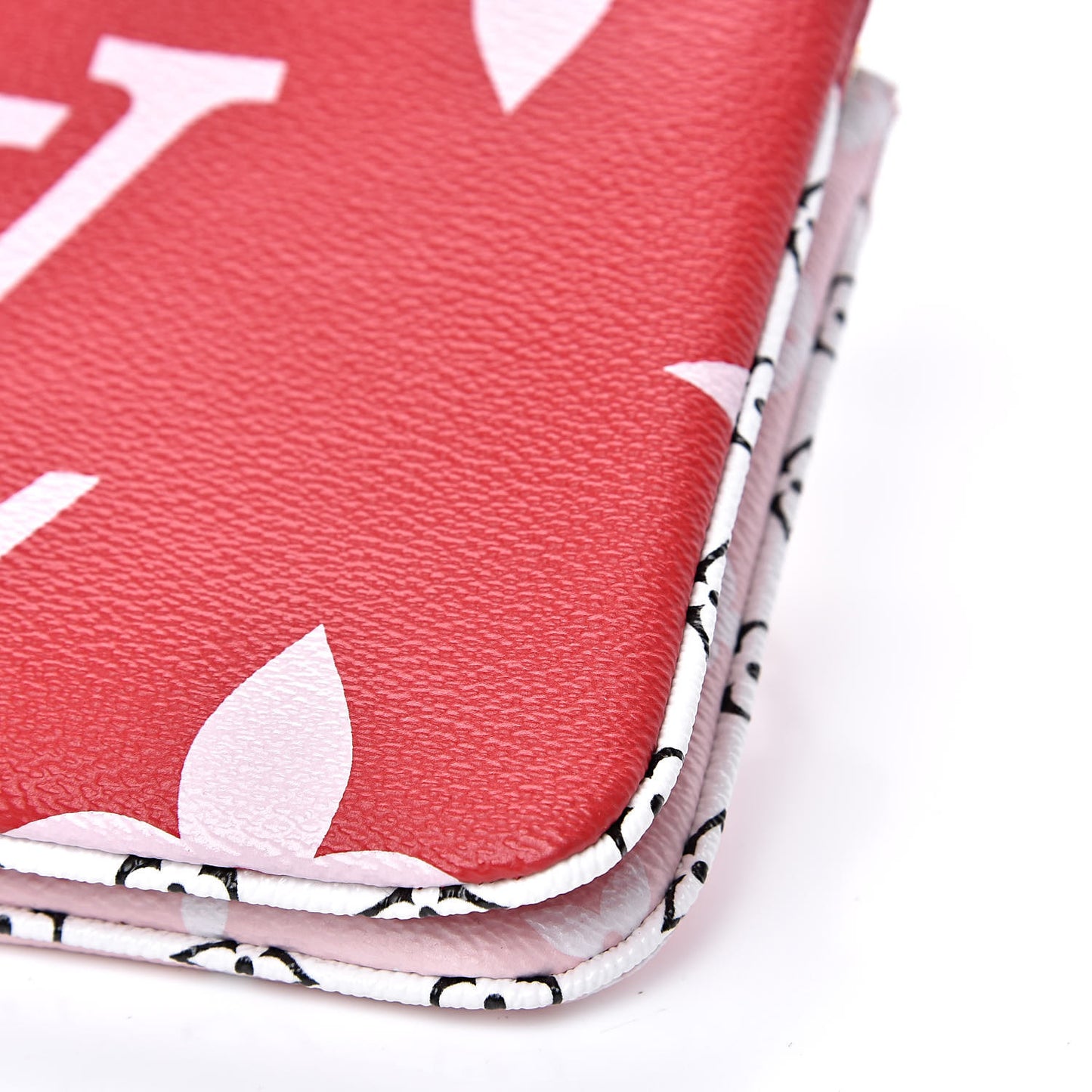Monogram Giant Double Zip Pochette Rouge