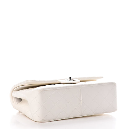 Chanel Lambskin Quilted Jumbo Double Flap White 4 of 14