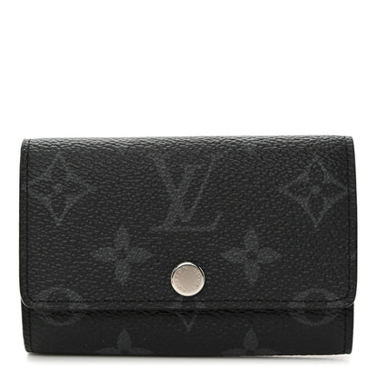 Louis Vuitton LOUIS VUITTON Monogram Eclipse Multicles 6 Key Holder 1 of 7
