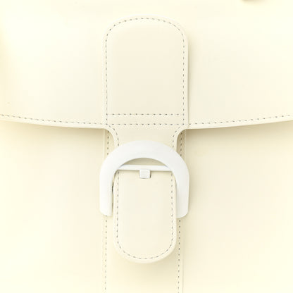 Delvaux Box Calfskin MM Brillant Satchel Ivory 10 of 13
