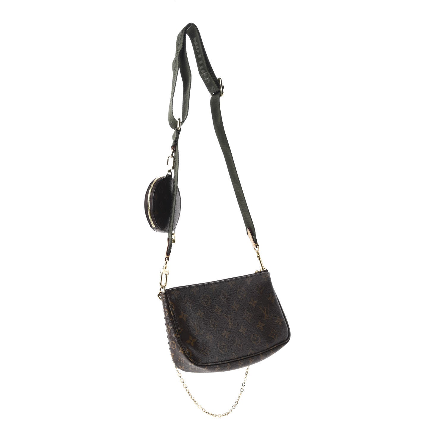 Louis Vuitton Monogram Multi Pochette Accessories Kaki 3 of 13