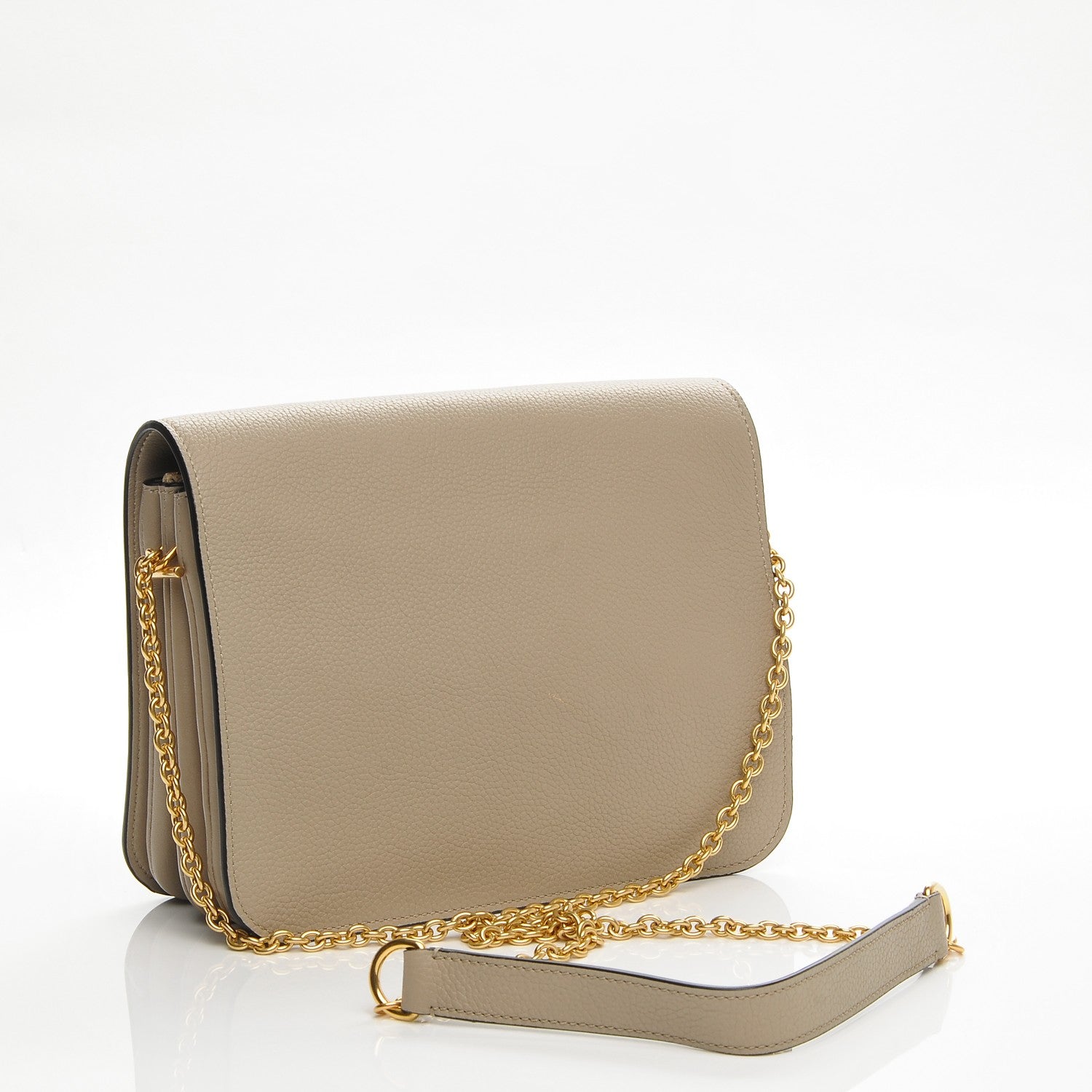 Mulberry Classic Grain Calfskin Small Clifton Flap Dune 3 of 6