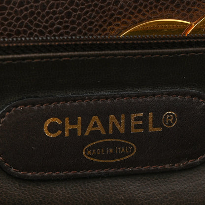 Chanel Caviar XL Weekender Bag Brown 8 of 18