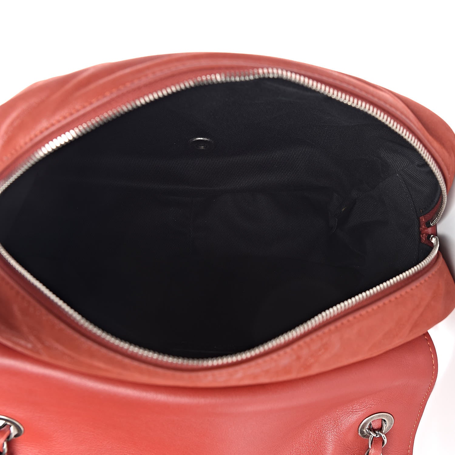 Chanel Iridescent Calfskin Medium In the Mix Flap Red 7 of 17