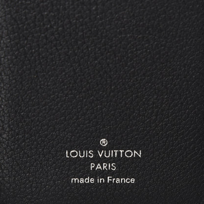Louis Vuitton Soft Calfskin My Lockme Compact Wallet Black 9 of 10