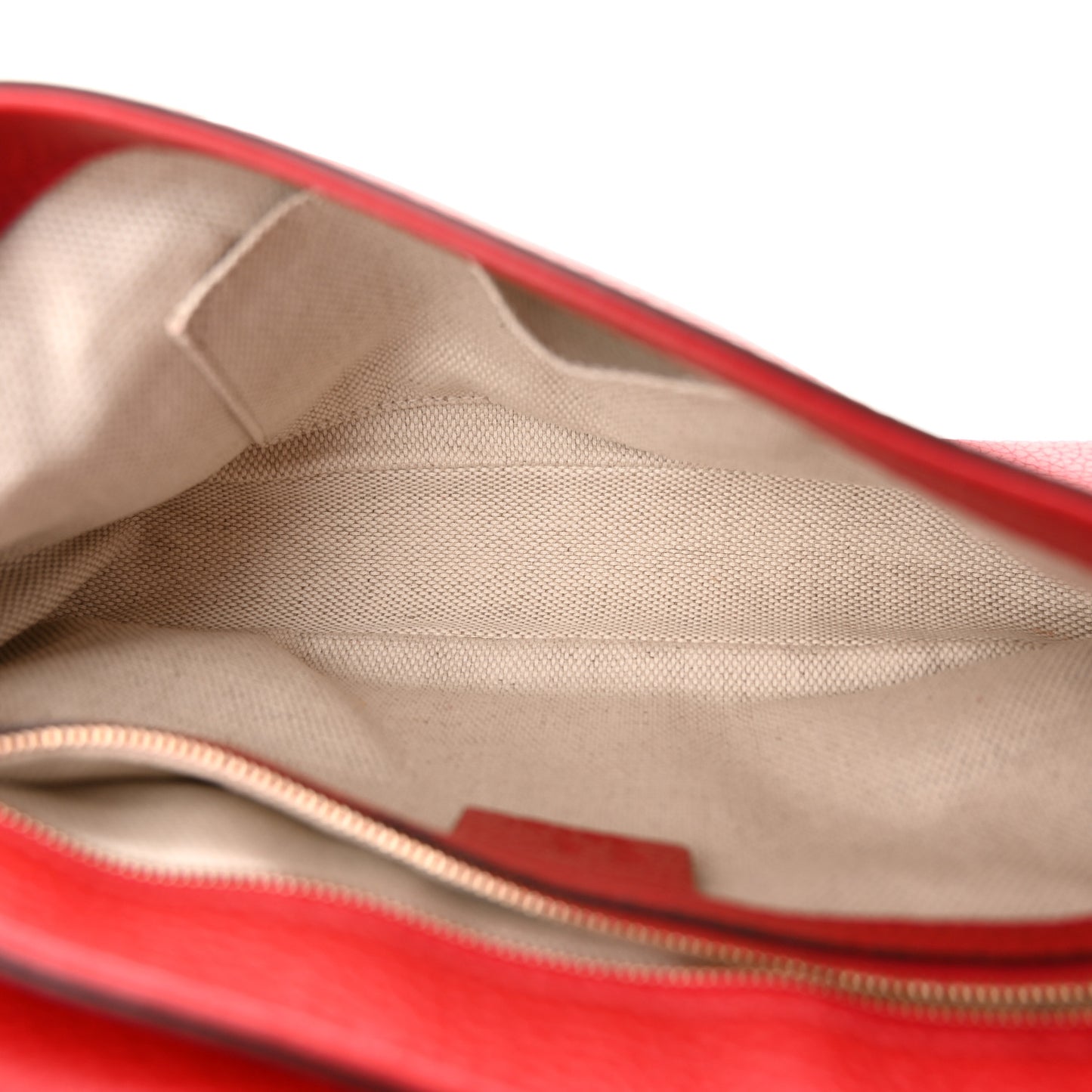 Pebbled Calfskin Medium Soho Flap Crossbody Vibrant Red