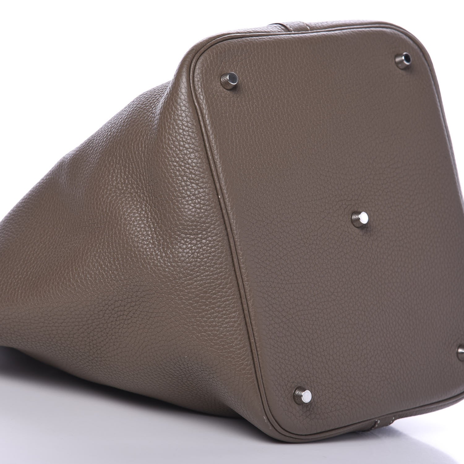 Hermes Taurillon Clemence Picotin Lock 22 MM Etoupe 9 of 11