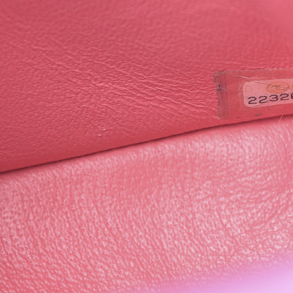 Chanel Lambskin Quilted Mini Rectangular Flap Dark Pink 7 of 10