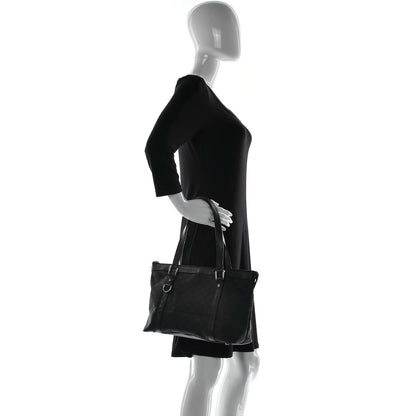 Gucci Nylon Monogram Medium Abbey Tote Black 3 of 13