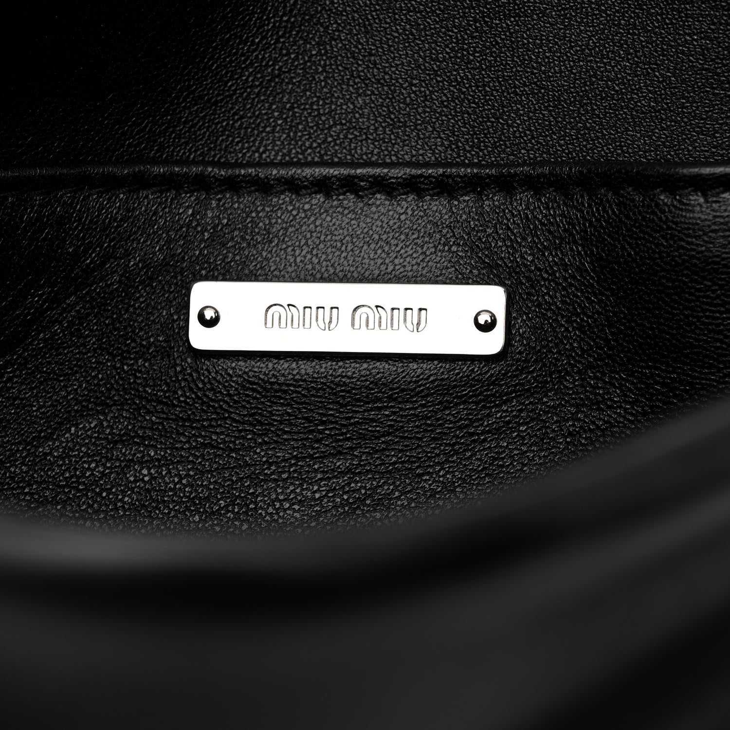 Miu Miu Nappa Crystal Starlight Crossbody Bag Black 6 of 11