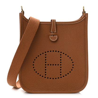 Hermes Taurillon Clemence Evelyne TPM Gold 1 of 10