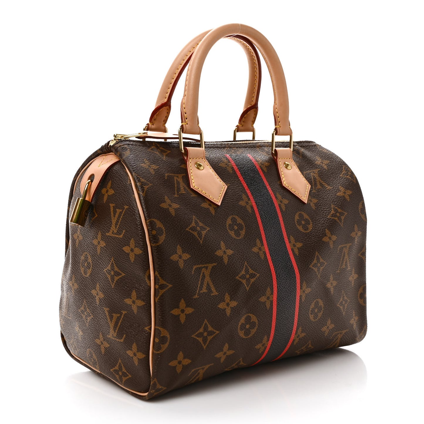Monogram My LV Heritage Speedy 25 Black Red