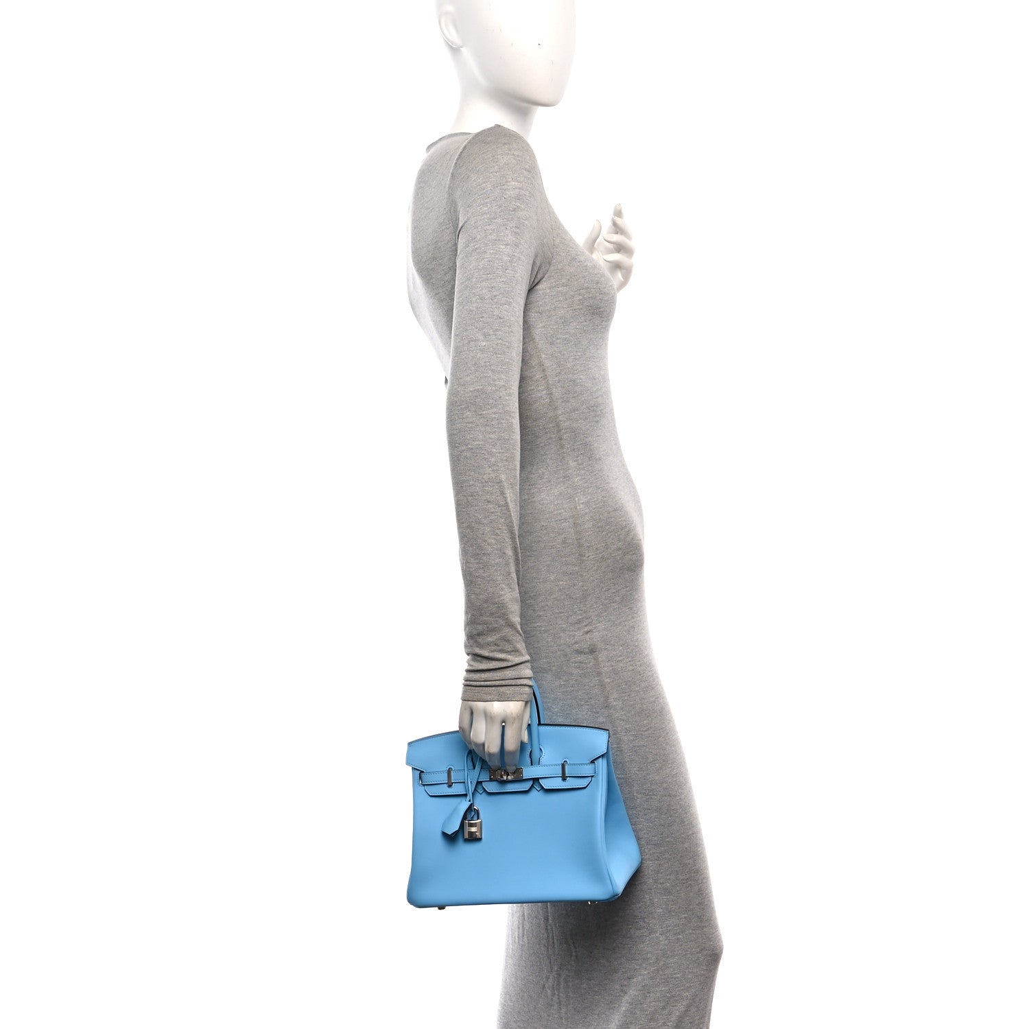 Hermes Swift Birkin 25 Celeste 2 of 11