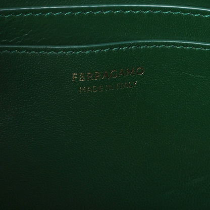 Salvatore Ferragamo Calfskin Medium Hug Soft Shoulder Bag Forest Green 6 of 11