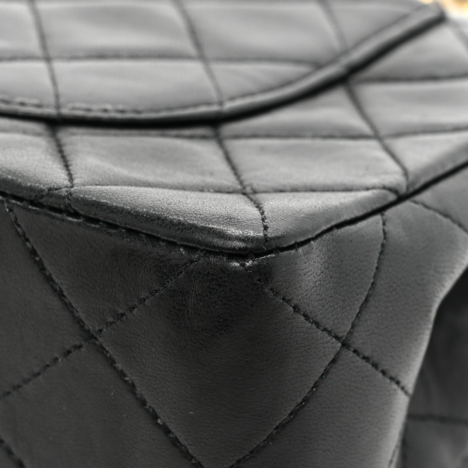 Chanel Lambskin Quilted Small Double Flap Black 18 of 18