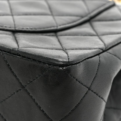 Chanel Lambskin Quilted Small Double Flap Black 18 of 18