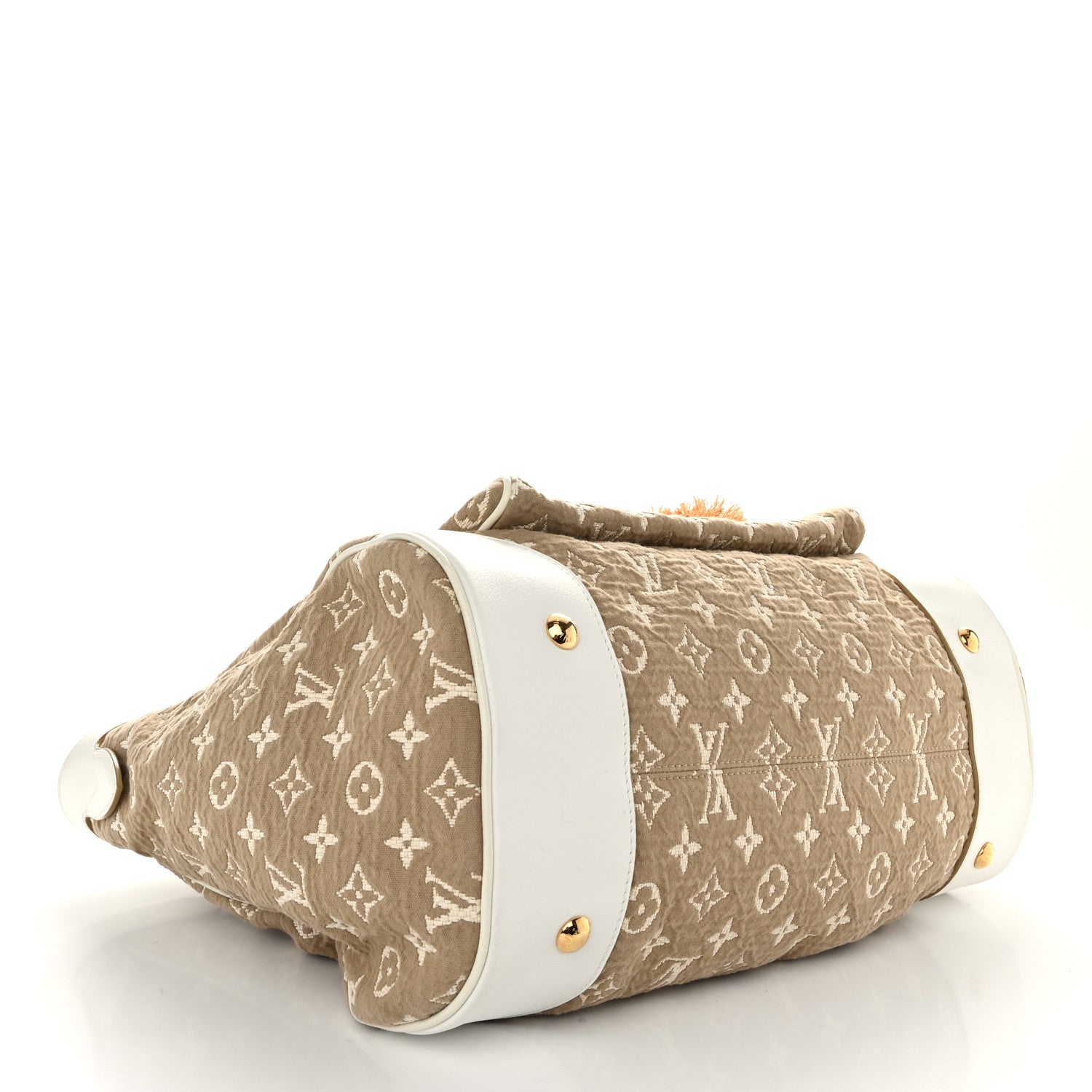 Louis Vuitton Monogram Sabbia Cabas GM White 4 of 11