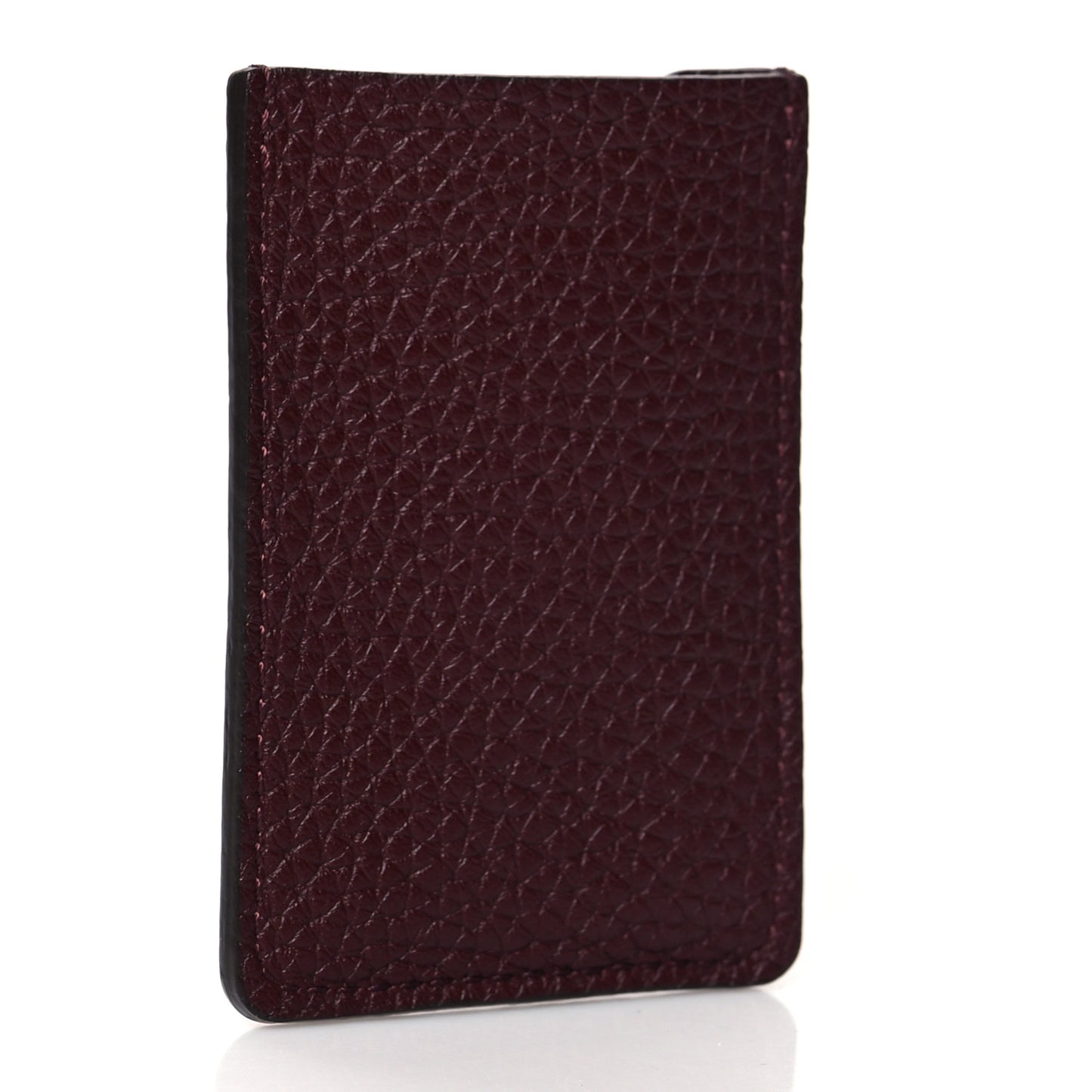 Taurillon Card Holder Bordeaux