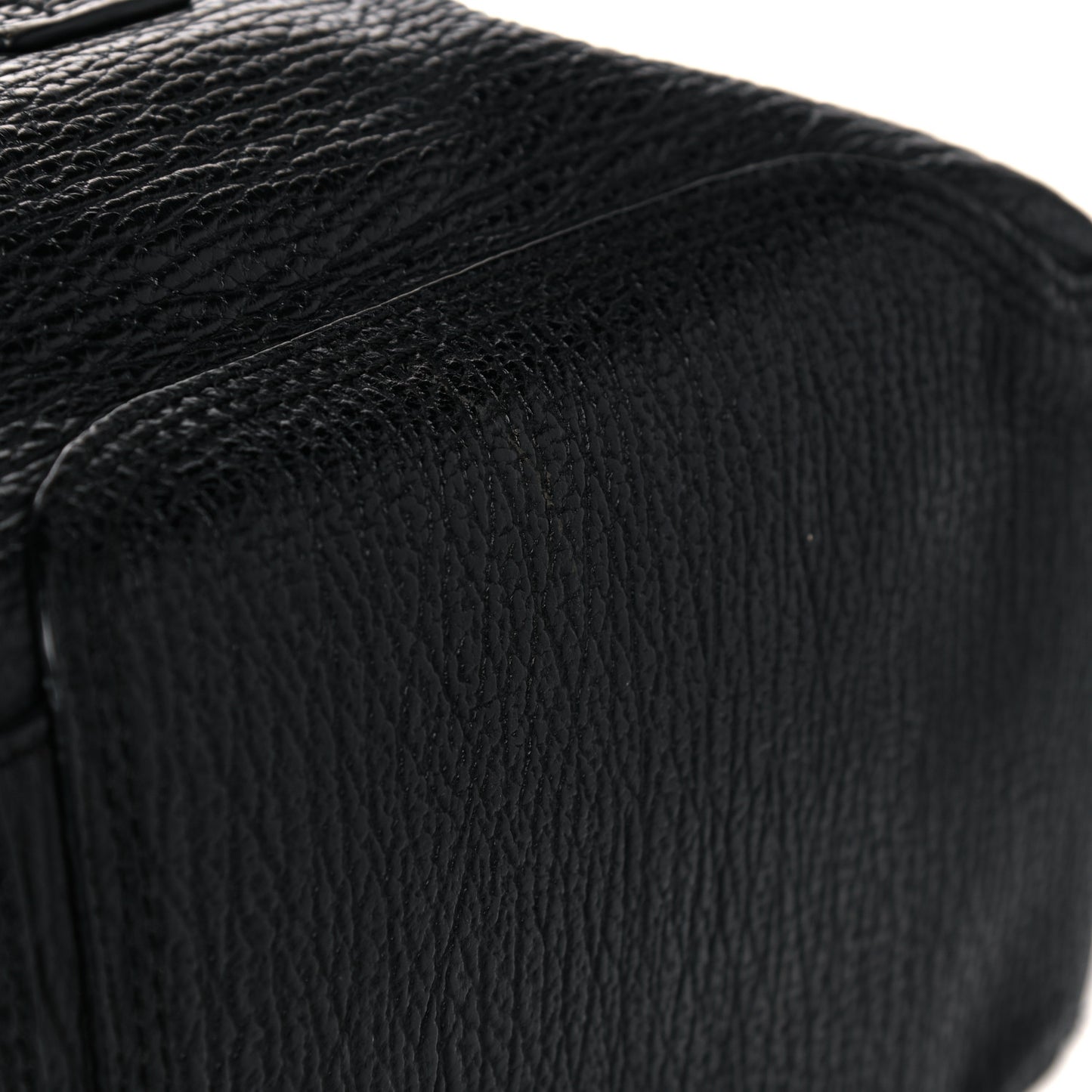Textured Calfskin Large Pashli Satchel Black