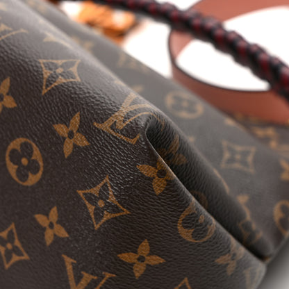 Louis Vuitton Monogram Beaubourg Hobo Mini Bordeaux Red Peach Safran Blue Jean Blue 12 of 15