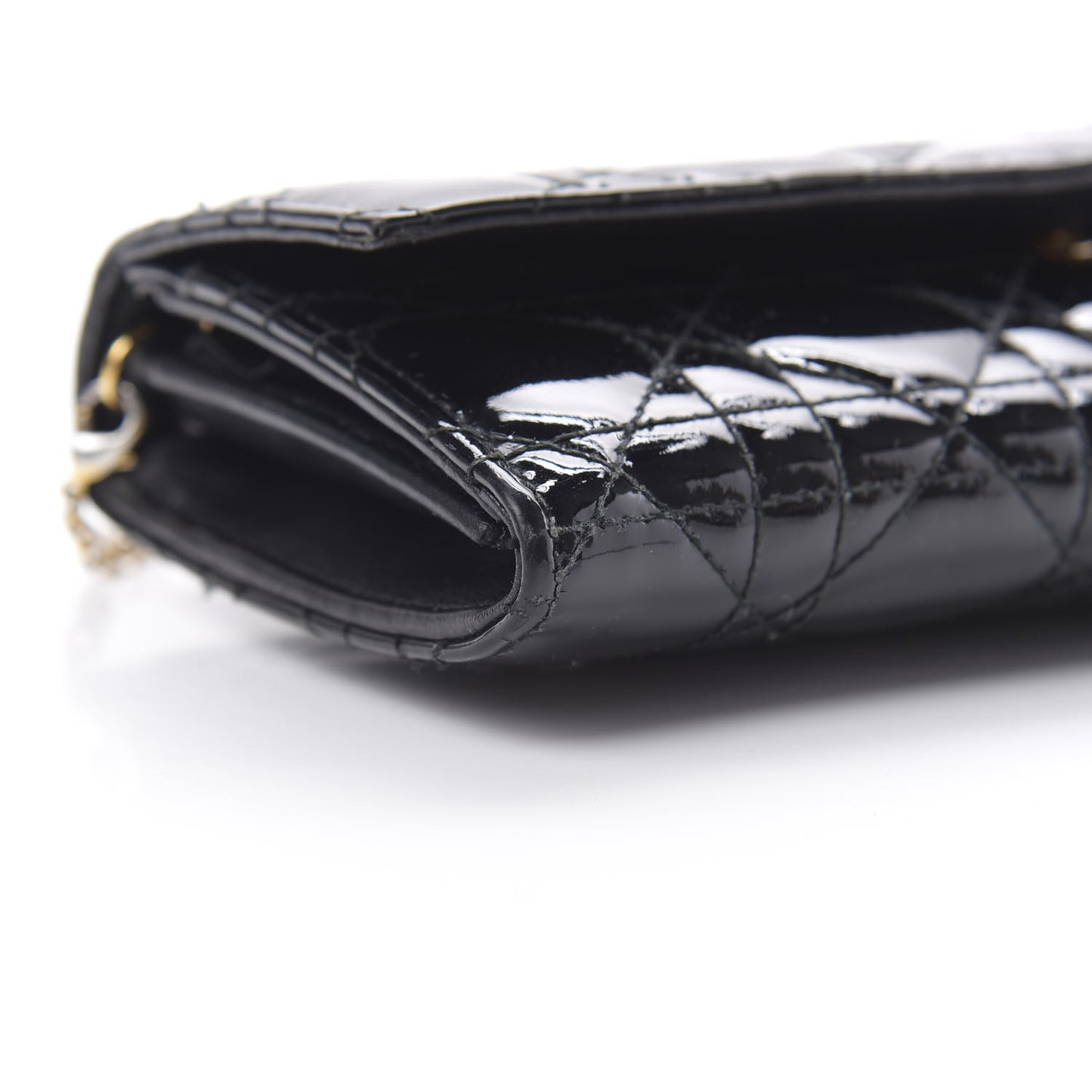 Patent Cannage Rendezvous Chain Wallet Black