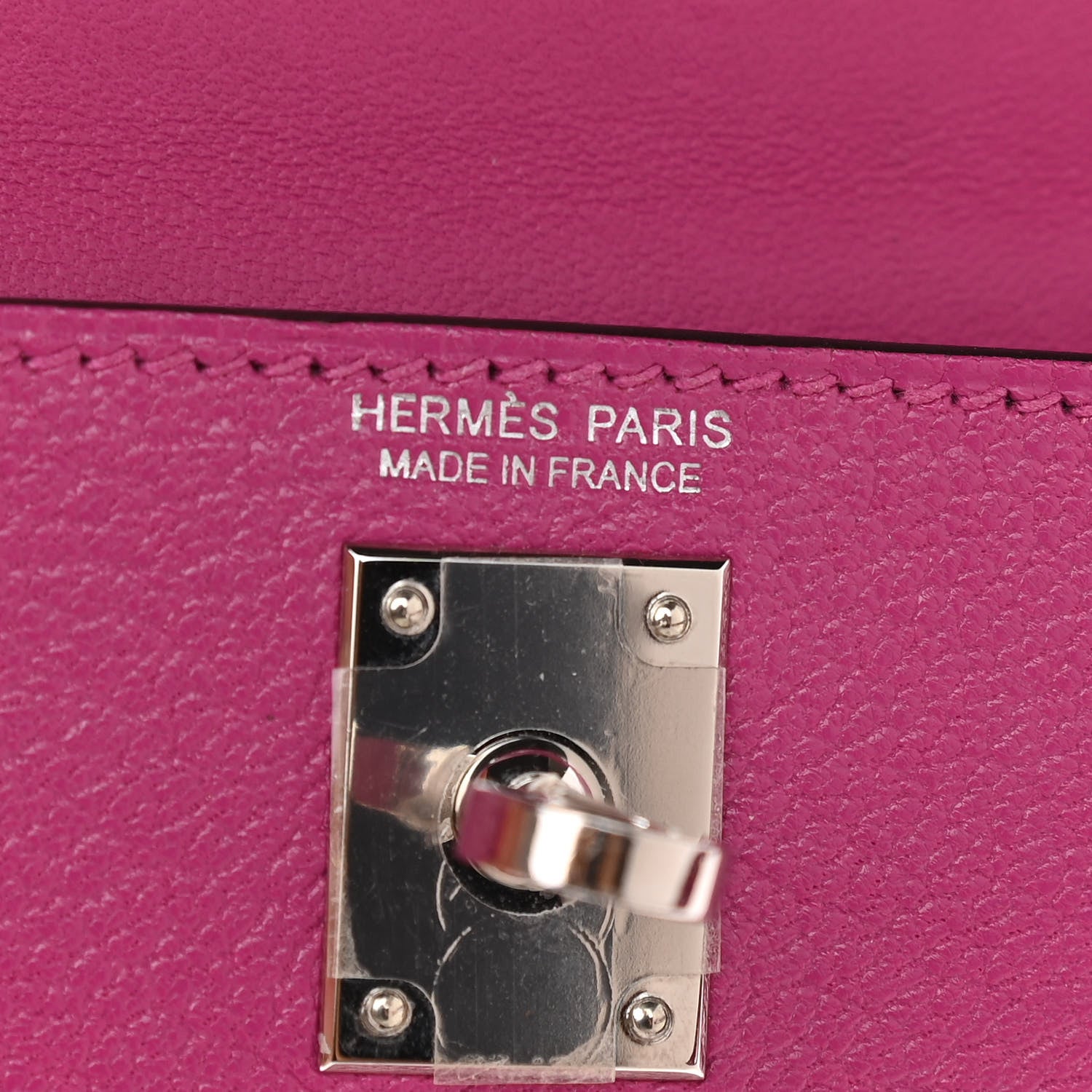 Hermes Chevre Mysore Mini Kelly Sellier 20 Rose Pourpre 6 of 16