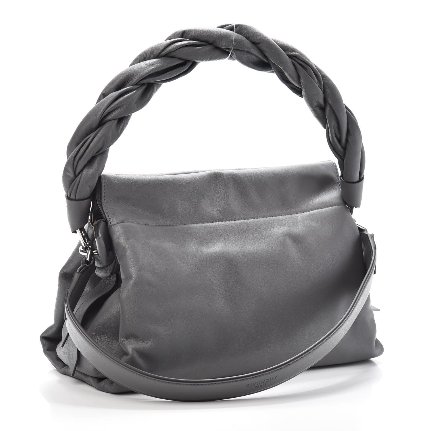 Givenchy Calfskin Medium ID93 Satchel Storm Grey 3 of 9