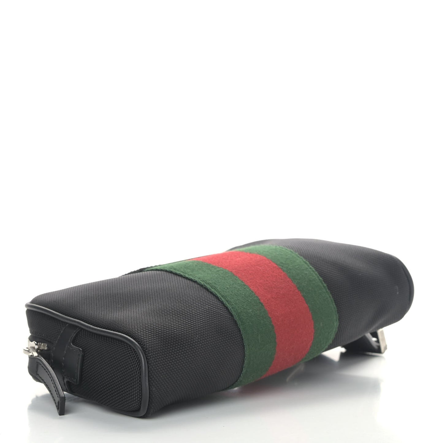 Canvas Web Slim Belt Bag Black