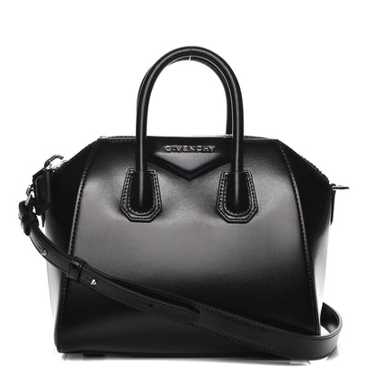 Givenchy Shiny Lord Calfskin Mini Antigona Black 1 of 8