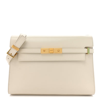 Saint Laurent Smooth Calfskin Manhattan Shoulder Bag Crema Soft 1 of 11